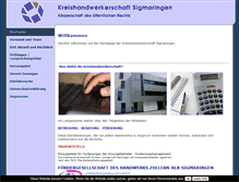 Tablet Screenshot of handwerk-sig.de